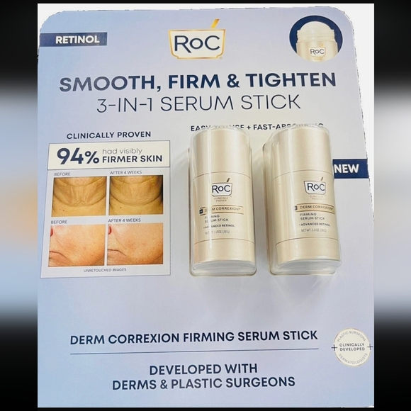 Smooth, Firm & Tighten 3-in-1 Serum Stick - White New 2pk. - Picture 1 of 2